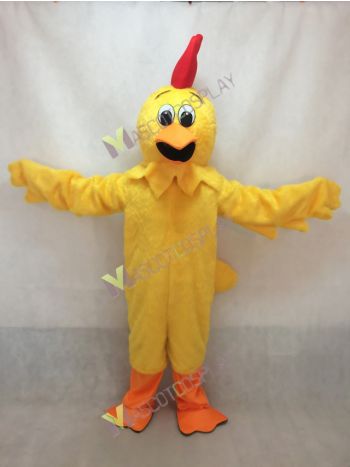 Yellow Chicken Yodel Mascot Costume