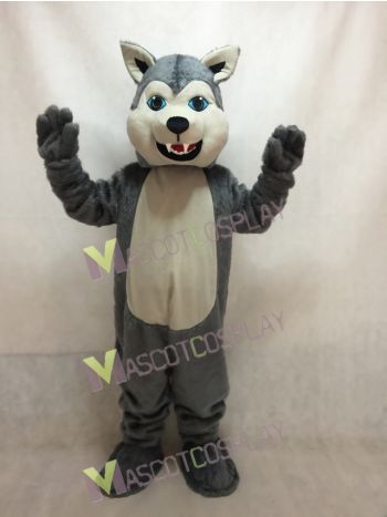 Rebel in Royal Blue Hat Mascot Costume