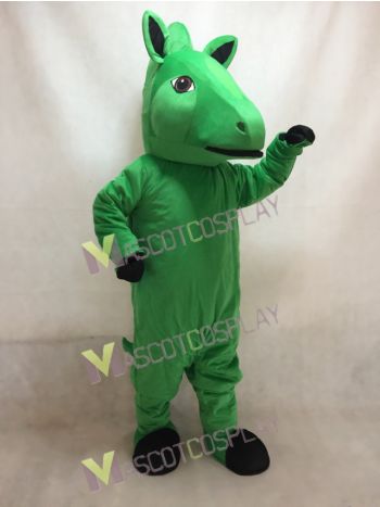 Custom Color Green Horse Mascot Costume