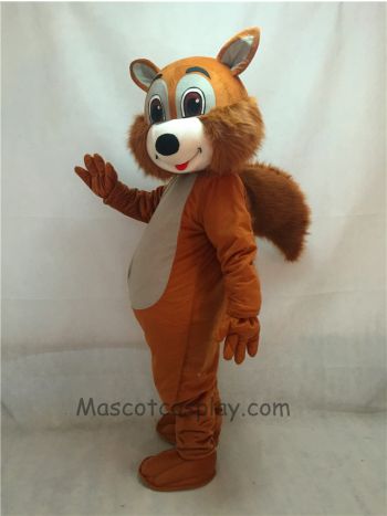 New Brown Squirrel Mascot Costume with Grey Belly