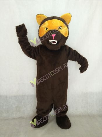 Brown Wolverine Mascot Costume
