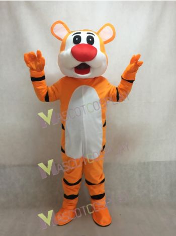 Yellow Tiger Mascot Costume
