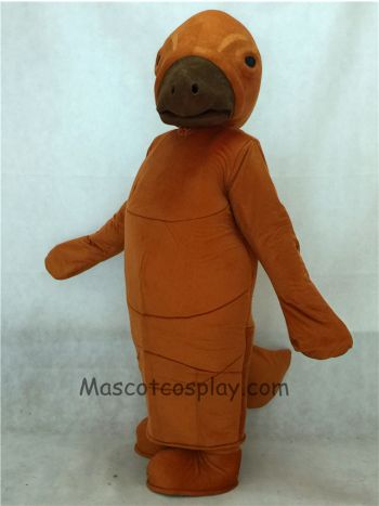 Brown Manny Manatee Mascot Costume