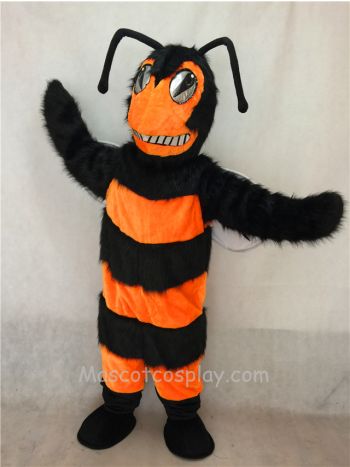 Orange and Black Bee/Hornet Mascot Costume