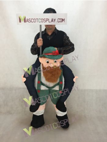Piggy Back Carry Me Bavarian Beer Guy Ride Mascot Costume Fancy Dress
