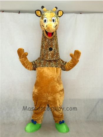 New Friendly Giraffe Mascot Costume 