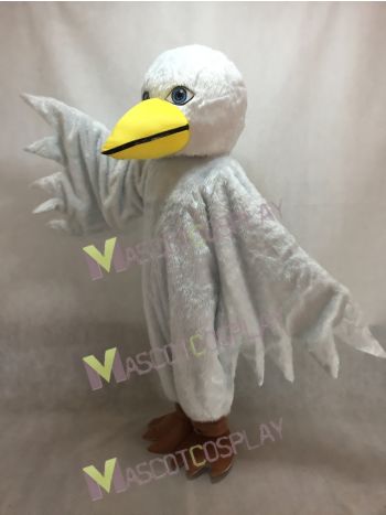 New White Seagull Mascot Costume 
