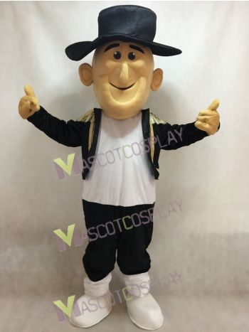 Happy Matt Matador Mascot Costume