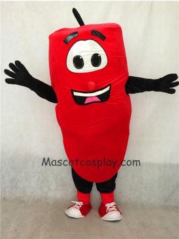 Red Hot Pepper Mascot Costume with Smile