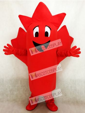 Red Maple Leaf Mascot Costume