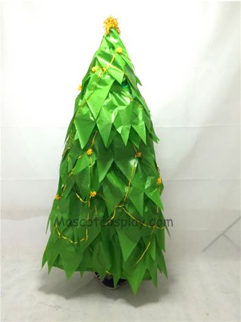 Cute New Green Decorated Christmas Tree Mascot Costume
