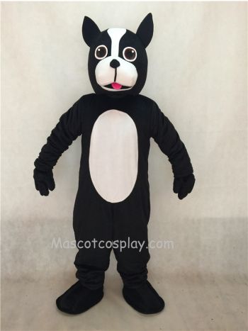 Black Boston Terrier Dog Mascot Costume