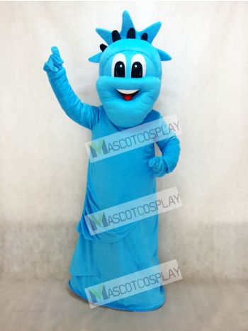Blue Statue of Liberty Mascot Costume