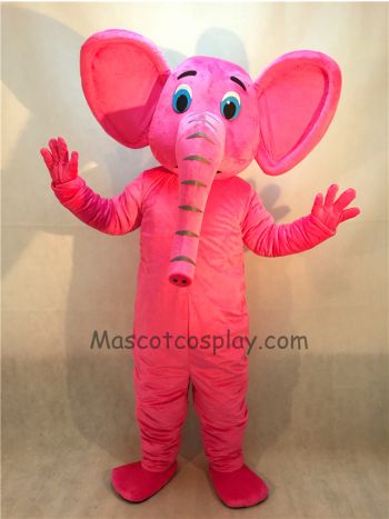 New Pink Elephant Mascot Costume