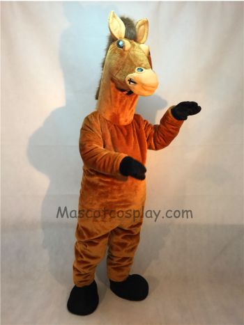 Brown Stallion Horse Mascot Costume