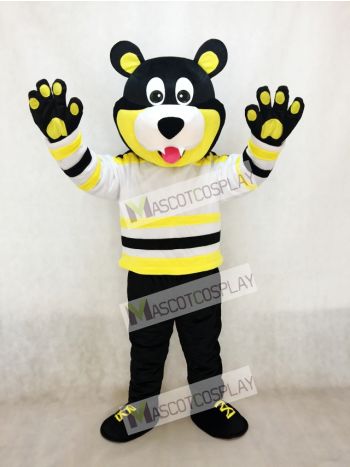 Estevan Bruins Bear Ice Hockey Mascot Costume 