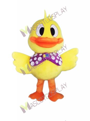 High Quality Adult Little Yellow Duck Mascot Costume 