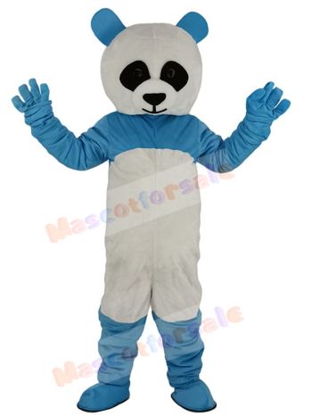 Blue Panda Mascot Costumes Animal