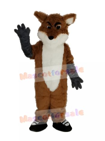 Fox with Black Shoes Mascot Costume Fancy Dress