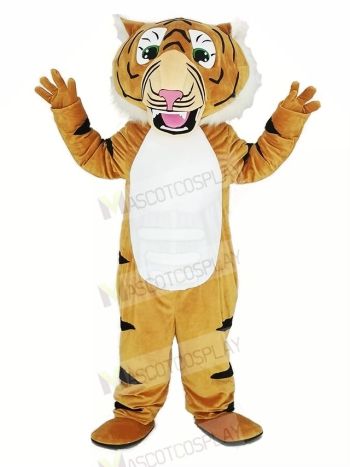 Super Muscle Tiger Mascot Costume Animal