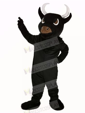 Black Bull Mascot Costume Adult