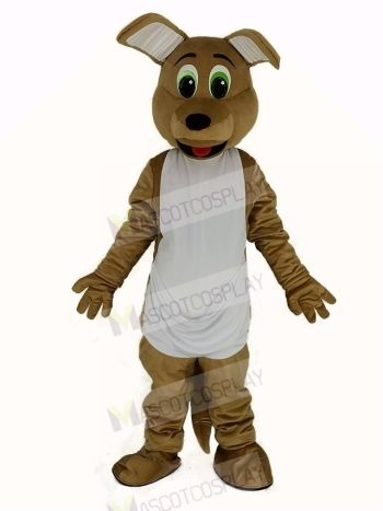 Dark Tan Kangaroo Mascot Costume