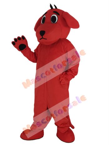 Funny Red Dog Mascot Costume Animal