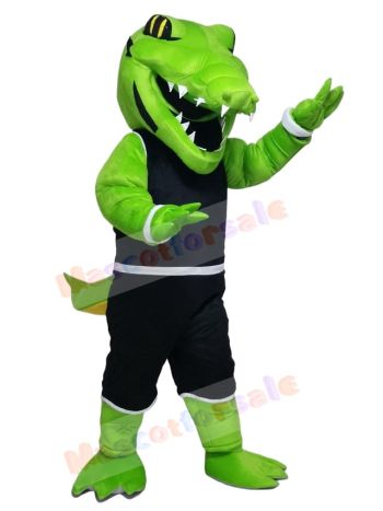 Power Gator with Sport Suit Mascot Costumes Animal