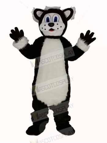 Black and White Fat Cat Mascot Costumes Animal