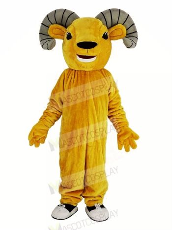 Light Brown Sport Ram Mascot Costume Animal