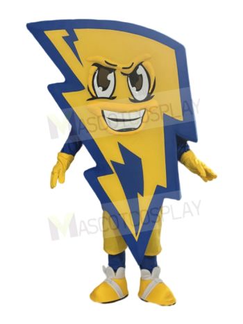 Lightning mascot costume