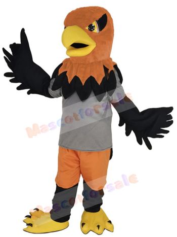 Hawk mascot costume