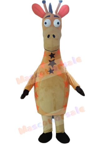 Giraffe mascot costume