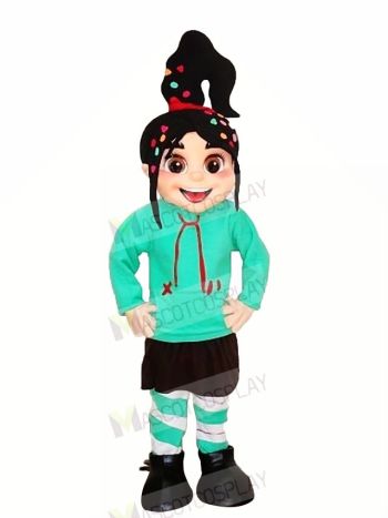 Cute Girl Vanellope Mascot Costumes Cartoon