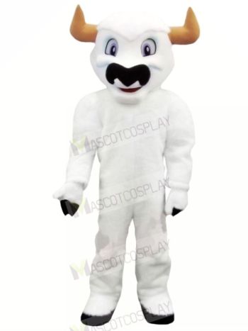 White Buffalo Mascot Costumes Cartoon	