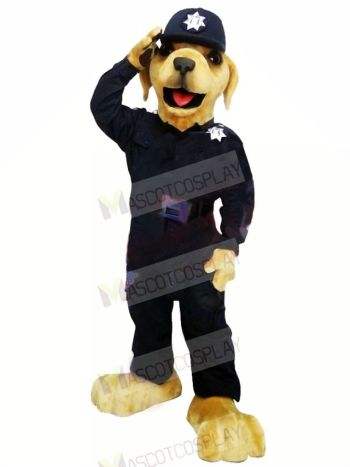 Best Quality Police Dog Mascot Costume Cartoon	
