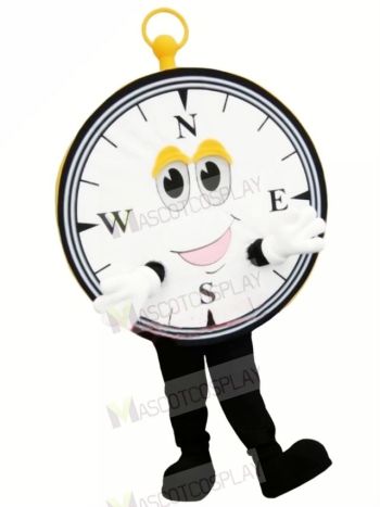 Cute Compass Mascot Costume Cartoon	