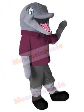 Dolphin mascot costume
