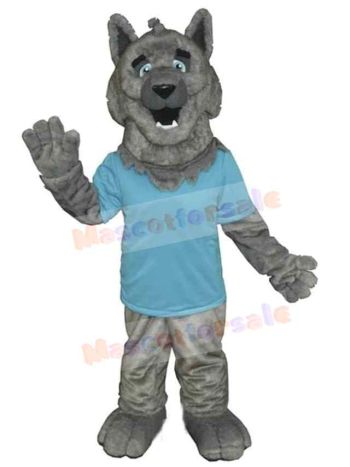 Wolf mascot costume