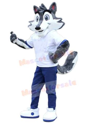 Wolf mascot costume