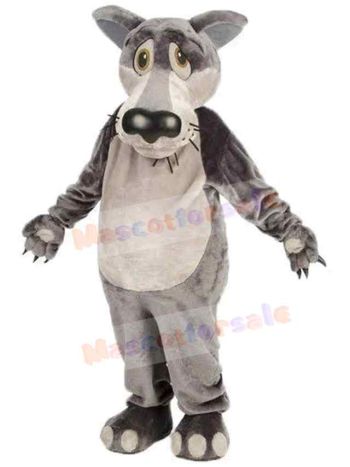 Wolf mascot costume