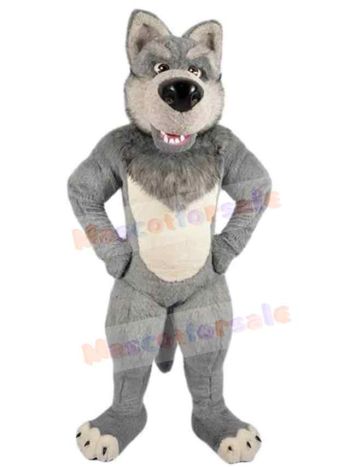 Wolf mascot costume