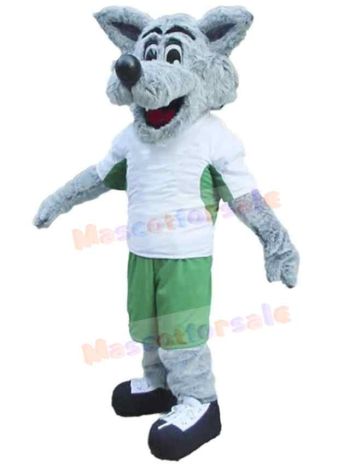 Wolf mascot costume