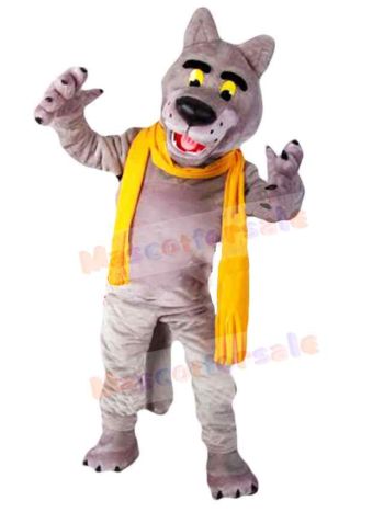 Wolf mascot costume