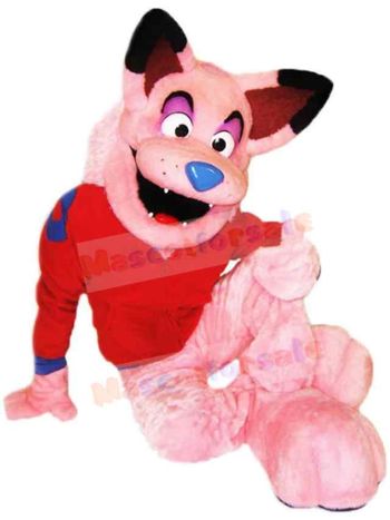 Wolf mascot costume