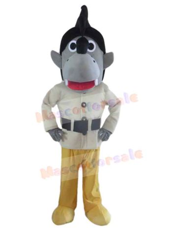 Wolf mascot costume