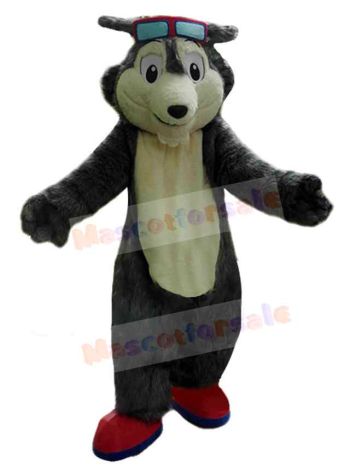 Wolf mascot costume