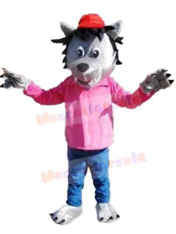 Wolf mascot costume