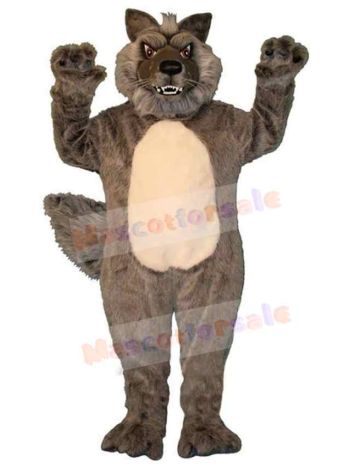 Wolf mascot costume