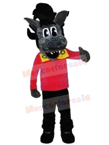 Wolf mascot costume